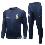 Jacke Trainingsanzug Frankreich 2022-2023 Blau