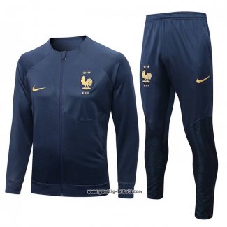 Jacke Trainingsanzug Frankreich 2022-2023 Blau