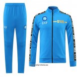 Jacke Trainingsanzug Napoli 2022-2023 Blau