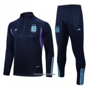 Sweatshirt Trainingsanzug Argentinien 2022-2023 Blau