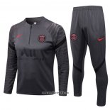 Sweatshirt Trainingsanzug Paris Saint-Germain 2022-2023 Grau