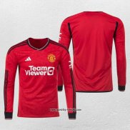 Manchester United Heimtrikot Langarm 2023-2024