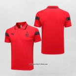 Polo AC Milan 2023-2024 Rot