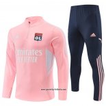 Sweatshirt Trainingsanzug Olympique Lyon 2022-2023 Rosa