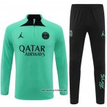 Sweatshirt Trainingsanzug Paris Saint-Germain Jordan 2022-2023 Grun