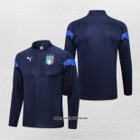 Jacke Italien 2022-2023 Blau Oscuro