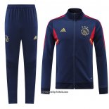 Jacke Trainingsanzug Ajax 2022-2023 Blau