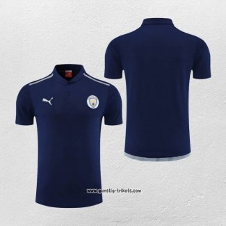 Polo Manchester City 2022-2023 Blau Marino