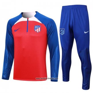 Sweatshirt Trainingsanzug Atletico Madrid 2023-2024 Rot