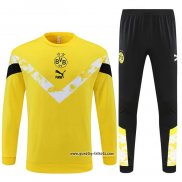 Sweatshirt Trainingsanzug Borussia Dortmund 2022 Gelb