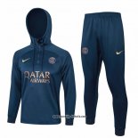 Sweatshirt Trainingsanzug Paris Saint-Germain 2023-2024 Blau Oscuro
