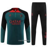 Sweatshirt Trainingsanzug Paris Saint-Germain Jordan 2022-2023 Grun
