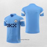 Traingsshirt Manchester City 2022-2023 Blau