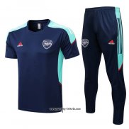 Trainingsanzug Arsenal Kurzarm 2022-2023 Blau