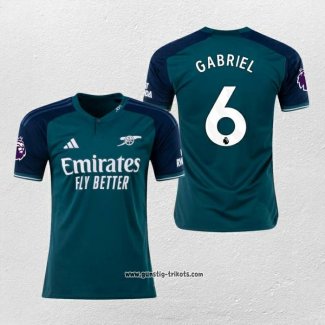 Arsenal Spieler Gabriel 3rd Trikot 2023-2024