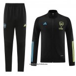 Jacke Trainingsanzug Arsenal 2023-2024 Schwarz