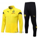 Jacke Trainingsanzug Borussia Dortmund 2022-2023 Gelb y Schwarz