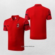Polo AC Milan 2022-2023 Rot