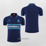 Polo Olympique Marsella 2022-2023 Blau Marino