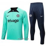 Sweatshirt Trainingsanzug Chelsea 2022-2023 Grun