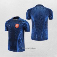 Traingsshirt Niederlande 2022-2023 Blau