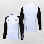 Jacke Real Madrid 2023-2024 WeiB y Schwarz