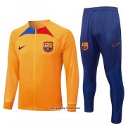 Jacke Trainingsanzug Barcelona 2022-2023 Orange