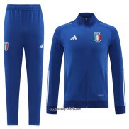 Jacke Trainingsanzug Italien 2022 Blau