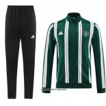 Jacke Trainingsanzug Manchester United 2023-2024 Grun