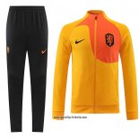 Jacke Trainingsanzug Niederlande 2022-2023 Orange