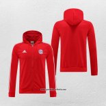 Kapuzenjacke Bayern München 2022-2023 Rot