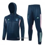 Sweatshirt Trainingsanzug Ajax Kinder 2023-2024 Blau