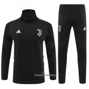 Sweatshirt Trainingsanzug Juventus 2022 Schwarz