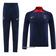 Sweatshirt Trainingsanzug Paris Saint-Germain 2023-2024 Blau