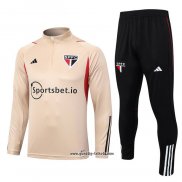 Sweatshirt Trainingsanzug Sao Paulo 2023-2024 Gelb