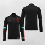 Jacke Manchester United 2023-2024 Schwarz