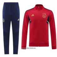 Jacke Trainingsanzug Ajax 2022-2023 Rot