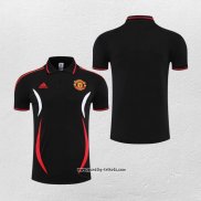 Polo Manchester United 2022-2023 Schwarz