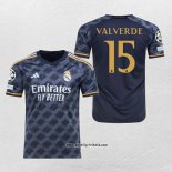Real Madrid Spieler Valverde Auswartstrikot 2023-2024