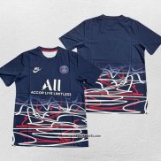 Traingsshirt Paris Saint-Germain 2022 Blau