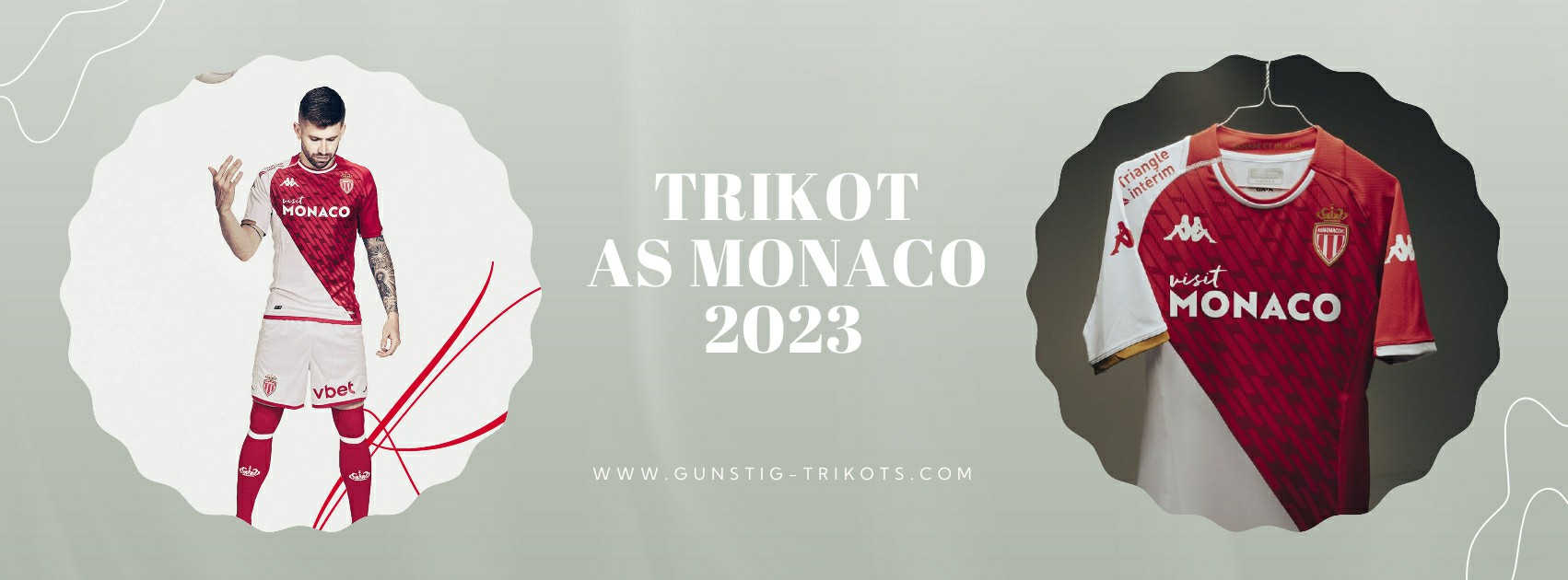 AS Monaco Trikot 2023-2024