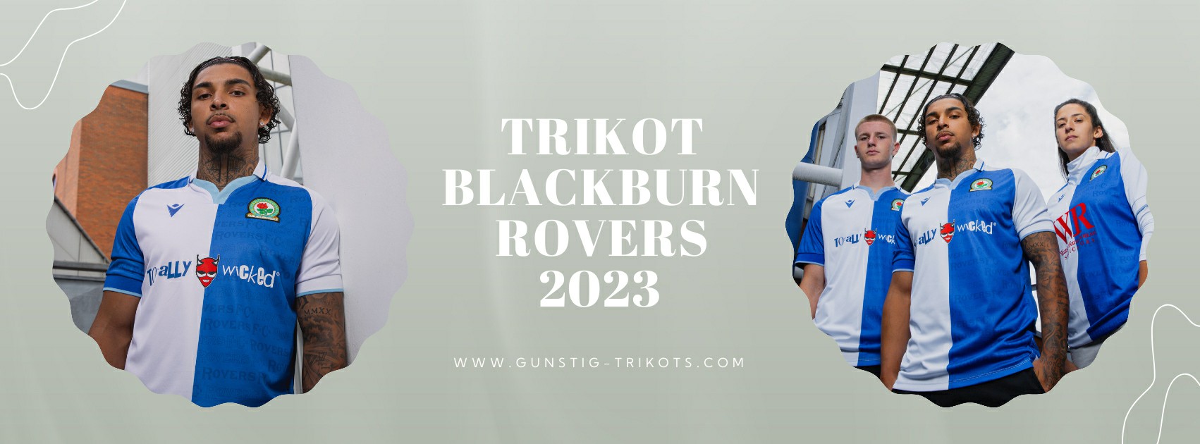 Blackburn Rovers Trikot 2023-2024