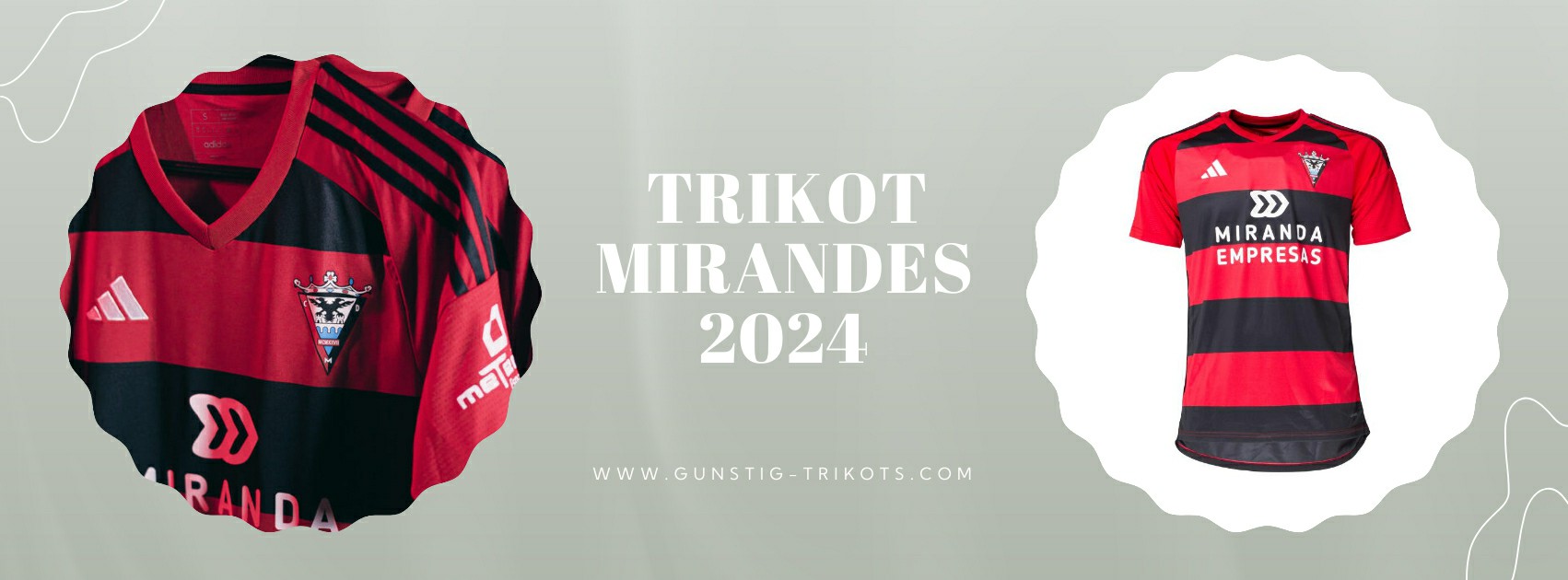 Mirandes Trikot 2024-2025