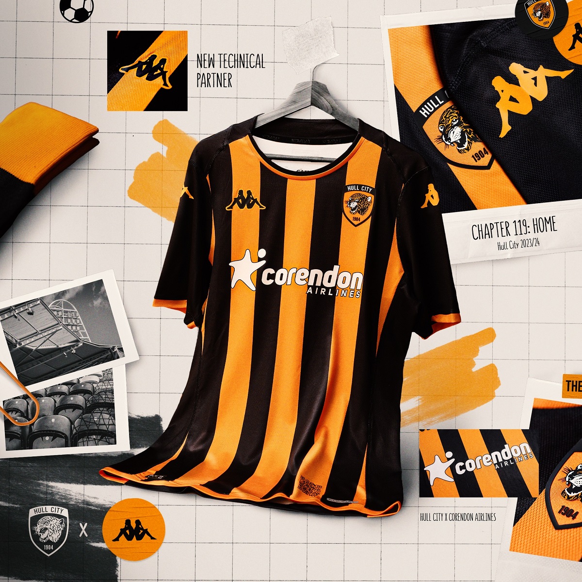 Thailand Hull City Heimtrikot 2023-2024